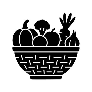 Taze sebzelerle dolu cömert bir sepet, canlı renkler ve besleyici bir yemek için sağlıklı teklifler.