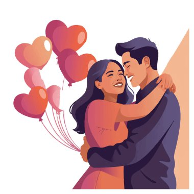 Çarpıcı bir kalp tasarımı ve dönen aşk kalpleri