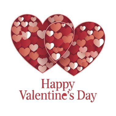 Birbirine bağlı kalpler sevgililer gününü sevgi ve sevgiyle kutluyor.