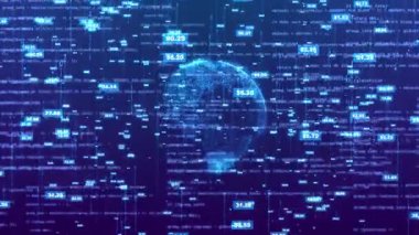 Veri bilgi akışı küresel ağ iletişim arkaplanı