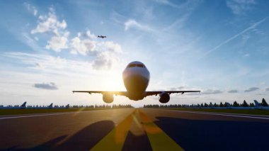 Sabah uçağı kalkıyor.