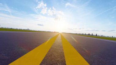 Otoyolda seyahat ederken havadan çekilen fotoğraflar.