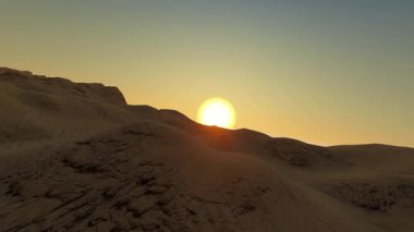 Çöl Gobi gündoğumu zaman aşımı