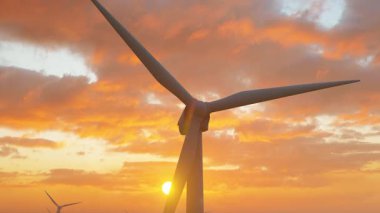 Açıklardaki rüzgar çiftliklerinin havadan çekilmiş fotoğrafları