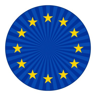Mavi daireli Avrupa bayrağı