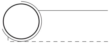 Tek Renkli Vektör Rozet Etiketi Bilgisel Element. Minimalist tek basamaklı illüstrasyon, etiketler, başlıklar veya ilerleme adımları oluşturmak için mükemmel bir dairesel düğüm ve bloğa sahiptir. Grafik UI / UX tasarımı için temiz ve modern bir tasarım sağlar
