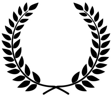 Klasik siyah defne çelengi, zaferin ve başarının ebedi sembolü. Bu zarif vektör çerçevesi logolar, ödüller, sertifikalar ve seçkin markalar için mükemmeldir.
