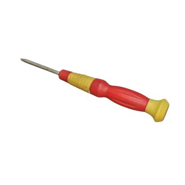 Beyaz Arkaplanda Hassas Tornavida