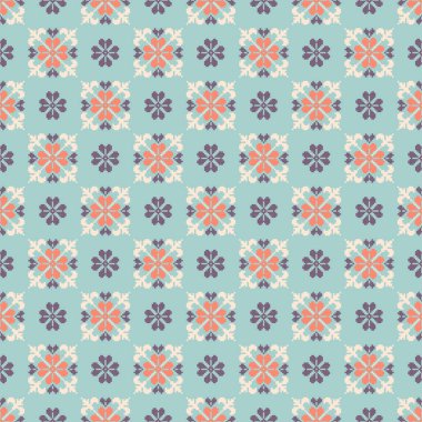 Yılbaşı kar taneleri deseni, vektör çizimi