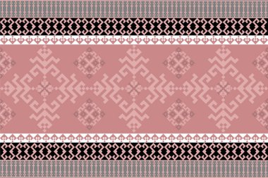 vektör etnik seamless modeli.