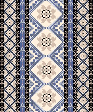 Etnik boho kusursuz desen. Karalama dokusu. retro motif. tekstil limanı, uyum.