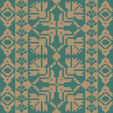 Etnik tarzda kusursuz desen