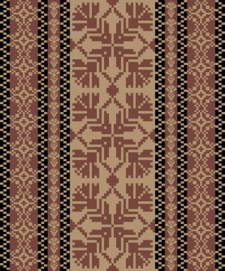 Soyut geometrik şekilli kusursuz desen