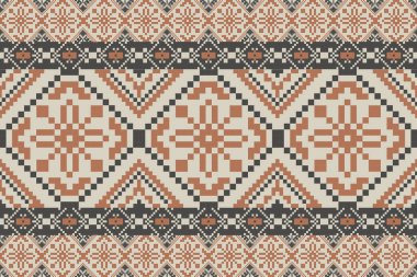 Dikişsiz etnik desen arka plan