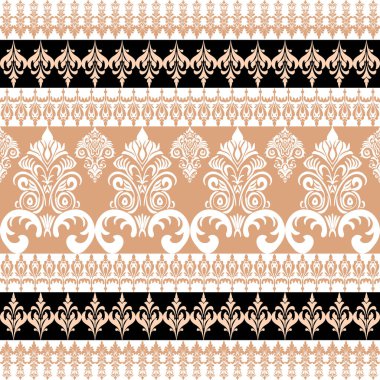 Çiçek süslemeli vektörsüz desen