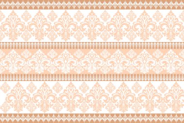 Vektör sorunsuz çiçek sınır