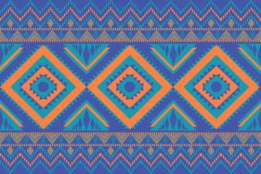 geometrik tarzda kusursuz kabile deseni.