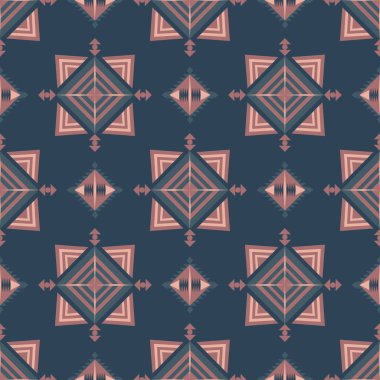 Dünyadan esinlenilmiş şekilleri, modaya uygun renk paleti ve çok yönlü bir düzeni olan bir Tone vektör geometrik deseni. Dijital sanat, poster tasarımı ve tekstil baskısı için harika.