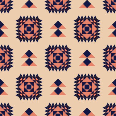 Dünyadan esinlenilmiş şekilleri, modaya uygun renk paleti ve çok yönlü bir düzeni olan bir Tone vektör geometrik deseni. Dijital sanat, poster tasarımı ve tekstil baskısı için harika.