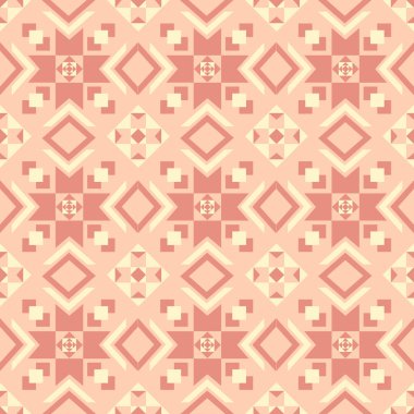 Temiz çizgiler ve kalın simetri içeren klasik soyut geometrik dikişsiz desen. Tekstil baskıları, ev dekorasyonu, kırtasiye malzemeleri ve moda tasarımı için ideal. Modern markalaşma ya da minimalist altyapı için mükemmel.