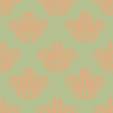 Lüks Damask Şablonu Şık Dekorasyon Üst Düzey İç Modeller ve Moda Tasarımı. Bu zarif damaske deseni ile zamansız sofistike hoşgörü, zenginlik tadı olanlar için titizlikle hazırlanmış