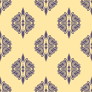 Lüks Şam Şablonu Şık Dekorasyon Üst Düzey İç Modeller ve Moda Tasarımı. Bu zarif damaske deseni ile zamansız sofistike hoşgörü, zenginlik tadı olanlar için titizlikle hazırlanmış