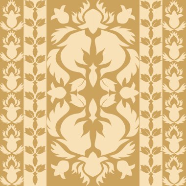 Earthy tone Luxury Damask Pattern, Elegant Ornate Design for High-End Interiors & Fashion. Indulge in timeless sophistication with this exquisite damask pattern, meticulously crafted for those with a taste for opulence