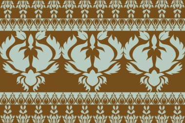Earthy tone Luxury Damask Pattern, Elegant Ornate Design for High-End Interiors & Fashion. Indulge in timeless sophistication with this exquisite damask pattern, meticulously crafted for those with a taste for opulence