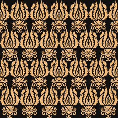 Dünyevi ses tonu Lüks Damask Deseni, Üst Düzey İç Tasarım ve Moda İçin Zarif Tasarım. Bu zarif damaske deseni ile zamansız sofistike hoşgörü, zenginlik tadı olanlar için titizlikle hazırlanmış