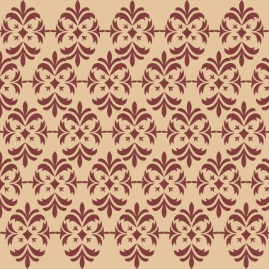 Dünyevi ses tonu Lüks Damask Deseni, Üst Düzey İç Tasarım ve Moda İçin Zarif Tasarım. Bu zarif damaske deseni ile zamansız sofistike hoşgörü, zenginlik tadı olanlar için titizlikle hazırlanmış