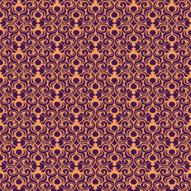 Dünyevi ses tonu Lüks Damask Deseni, Üst Düzey İç Tasarım ve Moda İçin Zarif Tasarım. Bu zarif damaske deseni ile zamansız sofistike hoşgörü, zenginlik tadı olanlar için titizlikle hazırlanmış