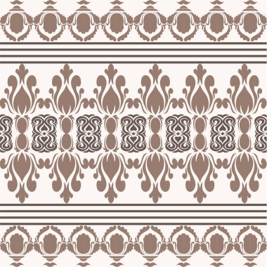 Yerli Tonu Lüks Şam Şablonu Üst Düzey İç Modeller için Zarif Dekorasyon Tasarımı. Bu zarif damaske deseni ile zamansız sofistike hoşgörü, zenginlik tadı olanlar için titizlikle hazırlanmış