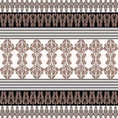 Yerli Tonu Lüks Şam Şablonu Üst Düzey İç Modeller için Zarif Dekorasyon Tasarımı. Bu zarif damaske deseni ile zamansız sofistike hoşgörü, zenginlik tadı olanlar için titizlikle hazırlanmış