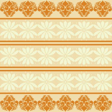 Yerli Tonu Lüks Şam Şablonu Üst Düzey İç Modeller için Zarif Dekorasyon Tasarımı. Bu zarif damaske deseni ile zamansız sofistike hoşgörü, zenginlik tadı olanlar için titizlikle hazırlanmış