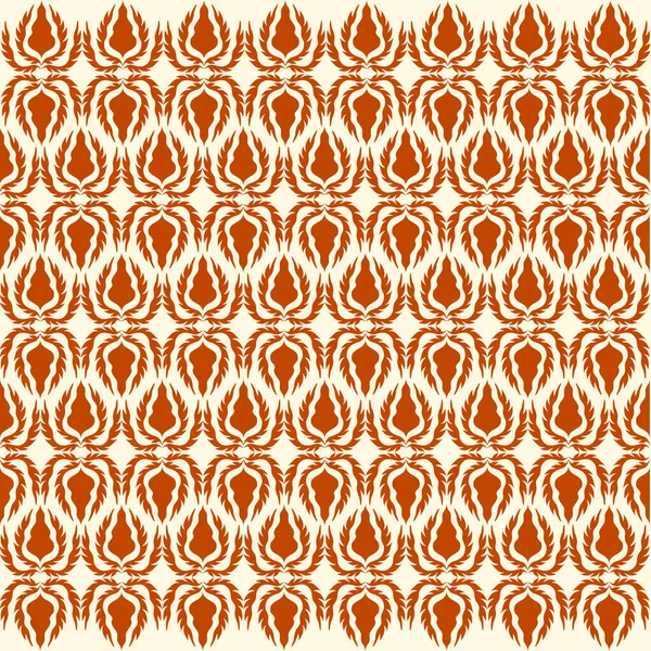 Kırmızı Terracotta tonu Lüks Damask Şablonu Şık Şablon Üst Düzey İç Modeller ve Moda Tasarımı. Bu zarif damaske deseni ile zamansız sofistike hoşgörü, zenginlik tadı olanlar için titizlikle hazırlanmış