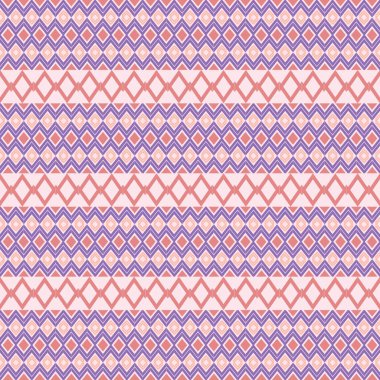 Mor-Terracotta ton temel vektör geometrik deseni retro-esinlenilmiş şekiller, modaya uygun renk paleti ve çok yönlü bir düzen. Dijital sanat, poster tasarımı ve tekstil baskısı için harika.