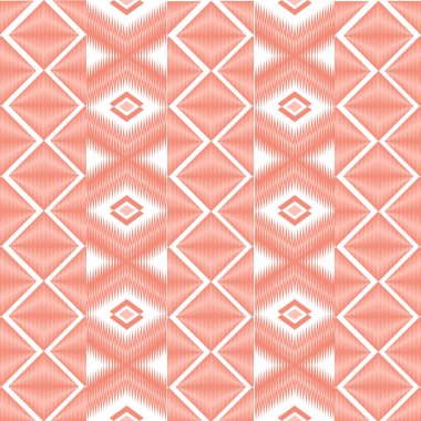 Geometrik Etnik desen, Yerli Amerikan kabile dokusu, fayans, halı, vektör, illüstrasyon tasarımı, toprak bir arka planda. 