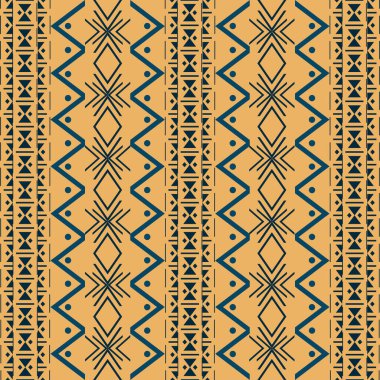 Minimalist tarzda soyut şekilleri olan sarı, pürüzsüz bir geometrik desen. Kumaş tasarımı, ambalaj, duvar kağıdı, ambalaj kağıdı, marka ve dijital arka plan için mükemmel. Modern yüzyılın ortalarından esinlenilmiş trend vektör dokusu