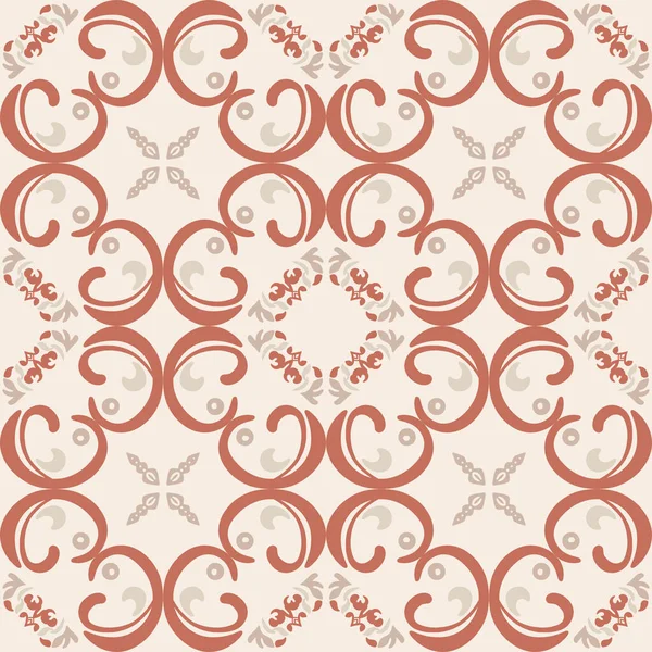 Klasik seramik ve Akdeniz dekoratif tasarımından esinlenilmiş çiçek ve geometrik motifler içeren bir Pastel Tone kusursuz süsleme deseni. Duvar kağıdı, tekstil, kumaş, dekor, ambalaj kağıdı ve arka plan için uygundur.