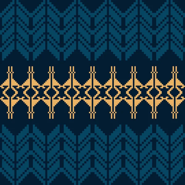 Mavi Ton ve Retro Style Floral. El yapımı dokuma motifleri olan etnik kökenli, pürüzsüz pikseller. Halk tarzı tekstil baskıları, dijital kumaşlar ve kültürel tasarım projeleri için mükemmel..