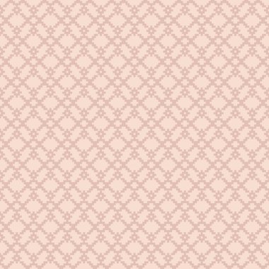 Yumuşak Toprak Tonu ve Retro Tarzı, Etnik kökenli pürüzsüz piksel deseni ve el yapımı dokuma motifleri. Halk tarzı tekstil baskıları, dijital kumaşlar ve kültürel tasarım projeleri için mükemmel.