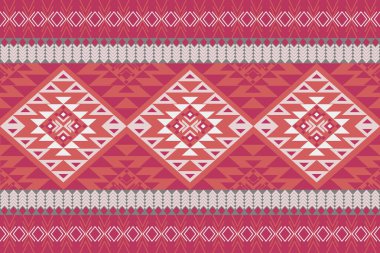 Etnik ve Halk Sanat Motiflerinden esinlenilmiş kabile geometrik kusursuz desen. Tekrarlayan geometrik şekiller, sembolik biçimler ve canlı renk paletleri ile bu tasarım kültür, ritim ve zamansız gelenek duygusunu taşır. Tekstil için mükemmel