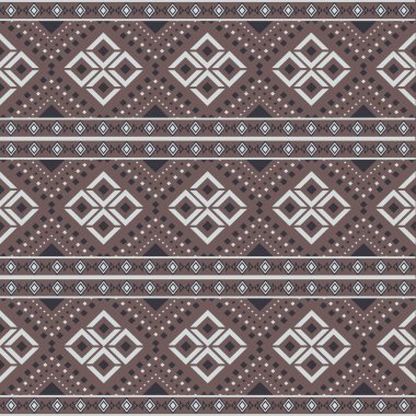 Etnik ve Halk Sanat Motiflerinden esinlenilmiş kabile geometrik kusursuz desen. Tekrarlayan geometrik şekiller, sembolik biçimler ve canlı renk paletleri ile bu tasarım kültür, ritim ve zamansız gelenek duygusunu taşır. Tekstil için mükemmel