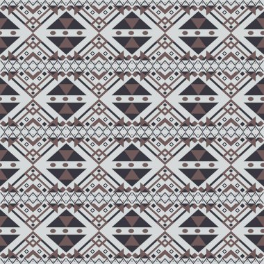 Etnik ve Halk Sanat Motiflerinden esinlenilmiş kabile geometrik kusursuz desen. Tekrarlayan geometrik şekiller, sembolik biçimler ve canlı renk paletleri ile bu tasarım kültür, ritim ve zamansız gelenek duygusunu taşır. Tekstil için mükemmel