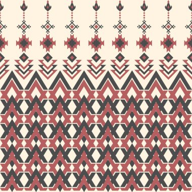 Etnik ve Halk Sanat Motiflerinden esinlenilmiş kabile geometrik kusursuz desen. Tekrarlayan geometrik şekiller, sembolik biçimler ve canlı renk paletleri ile bu tasarım kültür, ritim ve zamansız gelenek duygusunu taşır. Tekstil için mükemmel