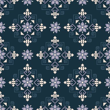 Kusursuz çiçek desenleri, soyut botanik çiçekler ve organik akış şekilleri. Modern bir klasik renk paleti ile dekoratif yineleyici tasarım, tekstil, kumaş, duvar kağıdı, ambalaj kağıdı, yüzey tasarımı, kırtasiye malzemesi