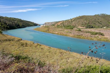Portekiz 'deki Praia de Ohexe nehri ve kıyılarını görmek