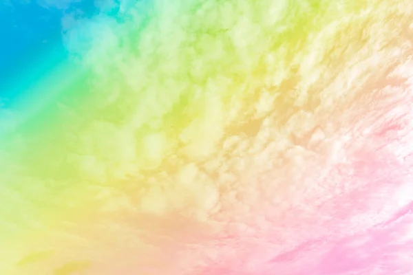 Ουρανό Παστέλ Και Σύννεφο Φόντο Όμορφο Χρώμα — Φωτογραφία Αρχείου