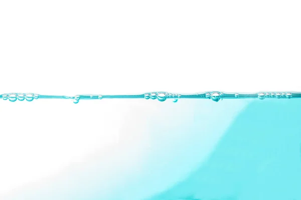 Blauwe Watergolf Bellen Drinkwater Schoon Maken — Stockfoto