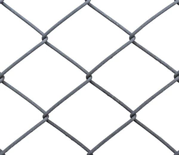 Wire mesh metal isolated on a white background